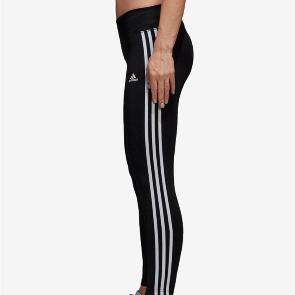 SOLD NWT Adidas ClimaLite Black Leggings (M) - Picture 1 of 8